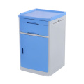 New trend product High Quality ABS Movable Hospital Bedside Table Medical Blue Cabinet Hospital Furniture